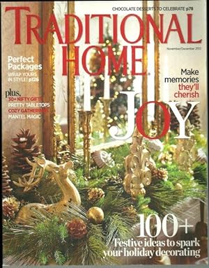 Seller image for TRADITIONAL HOME MAGAZINE NOVEMBER/DECEMBER 2012 for sale by Gibson's Books