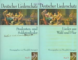 Deutscher Liederschatz - Band 2 Studenten- und Soldatenlieder + Band 3 Lieder aus Wald und Flur