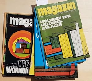 Magazin für Haus und Wohnung - 1979 / Hefte 1-3+5+7-12. (Hefte 4 + 6 fehlen = 10 von 12 Heftausga...