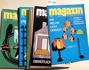 Magazin für Haus und Wohnung - 1980 / Hefte 1-12. (kompletter Jahrgang)