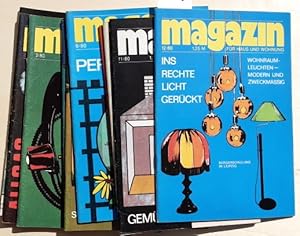 Magazin für Haus und Wohnung - 1980 / Hefte 1-6 + 9-12. (= 10 von 12 Heftausgaben des Jahrgangs)
