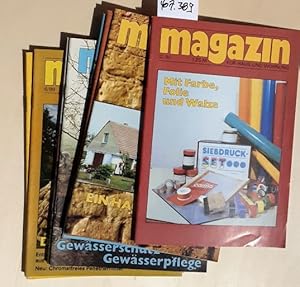 Magazin für Haus und Wohnung - 1989 / Hefte 5-12. (Hefte 1-4 fehlen = 8 von 12 Heftausgaben des J...