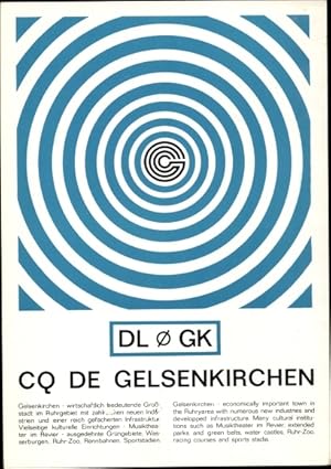 Imagen del vendedor de Ansichtskarte / Postkarte Gelsenkirchen im Ruhrgebiet, DL0GK to DL0JZ a la venta por akpool GmbH