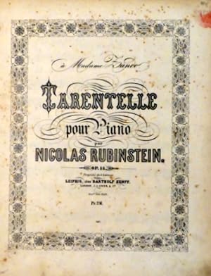 Tarantelle pour piano. Op. 14