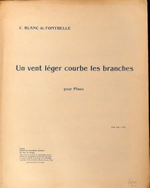 Un vent léger courbe les branches pour piano