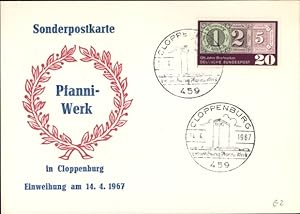 Bild des Verkäufers für Ansichtskarte / Postkarte Cloppenburg in Niedersachsen, Sonderpostkarte, Einweihung Pfanniwerk 14.04.1967 zum Verkauf von akpool GmbH