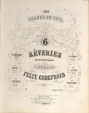 Seller image for 6 rveries caractristiques pour piano. No. 3. Minuit for sale by Paul van Kuik Antiquarian Music