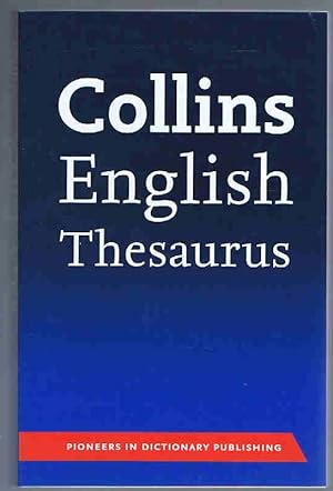 Seller image for Collins English Thesaurus for sale by Lazy Letters Books
