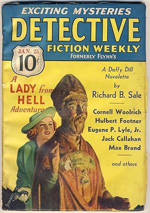 Seller image for DETECTIVE FICTION WEEKLY - January 25 1936 for sale by Gene Zombolas