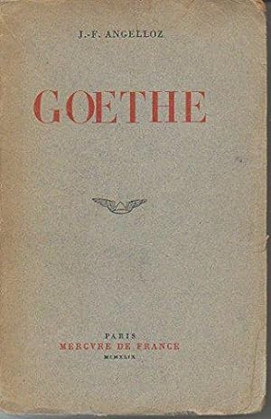 Seller image for Goethe. for sale by JLG_livres anciens et modernes