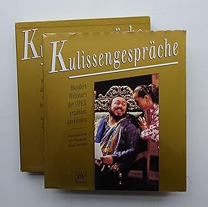 Image du vendeur pour Kulissengesprche. Hundert Weltstars der Oper erzhlen Anekdoten. Mit zahlr. Abb. u. CD mis en vente par Der Buchfreund