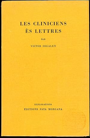 Les cliniciens ès lettres