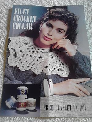 Bild des Verkufers fr Filet Crochet Collar; Leaflet L.C.1106 zum Verkauf von The Librarian's Books