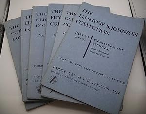 The Eldridge R. Johnson Collection 1946 Public Auction Catalog in 6 Parts, I-Manuscripts, Books a...