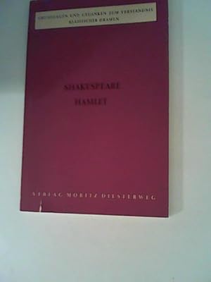 Bild des Verkufers fr Shakespeare, Hamlet zum Verkauf von ANTIQUARIAT FRDEBUCH Inh.Michael Simon