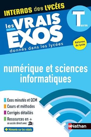 Image du vendeur pour interros des lyces Tome 31 : numrique et sciences informatiques ; terminale (dition 2020) mis en vente par Chapitre.com : livres et presse ancienne