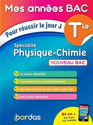 Mes années bac : spécialité physique-chimie ; terminale (édition 2020)