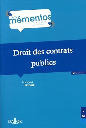 droit des contrats publics