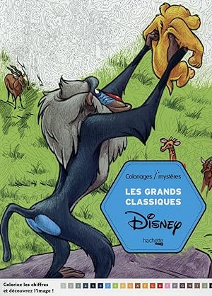 coloriages mystères : les grands classiques Disney