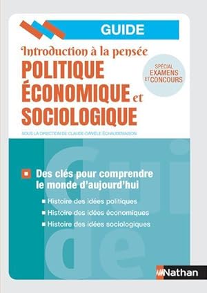 introduction à la pensée économique politique et sociologique (édition 2019)