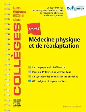 fiches médecine physique et de réadaptation