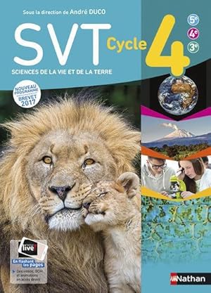 sciences de la vie et de la Terre ; cycle 4 ; manuel de l'élève (édition 2017)