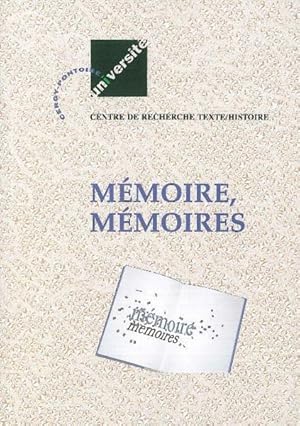 Mémoire, mémoires