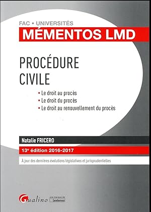 procédure civile 2016-2017