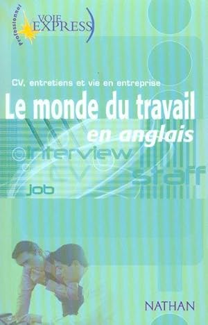 Le monde du travail en anglais