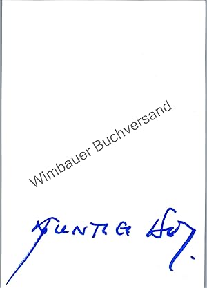 Seller image for Original Autogramm Gunther Beth /// Autogramm Autograph signiert signed signee for sale by Antiquariat im Kaiserviertel | Wimbauer Buchversand