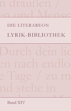 Bild des Verkufers fr Die Literareon Lyrik-Bibliothek - Band 14 zum Verkauf von Allguer Online Antiquariat