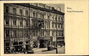 Ansichtskarte / Postkarte Wien 6, Hotel Münchner Hof, Mariahilferstraßer 81