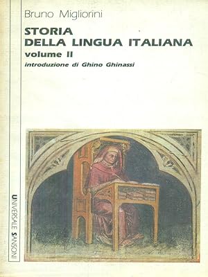 Image du vendeur pour Storia della lingua italiana 2vv. mis en vente par Librodifaccia