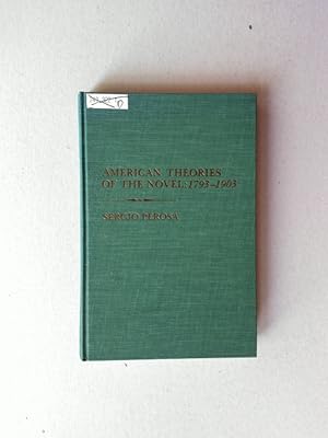 Bild des Verkufers fr American Theories of the Novel: 1793 - 1903 zum Verkauf von avelibro OHG