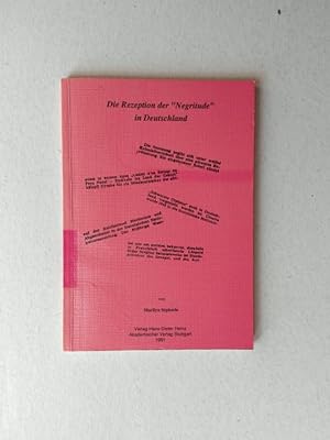 Bild des Verkufers fr Die Rezeption der "Negritude" in Deutschland zum Verkauf von avelibro OHG