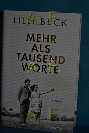 Bild des Verkufers fr Mehr als tausend Worte : Roman. zum Verkauf von Antiquarische Fundgrube e.U.