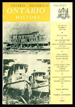 ONTARIO HISTORY - Volume 56, number 2 - June 1964