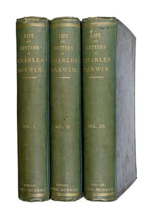 Seller image for The Life and Letters of Charles Darwin, including an autobiographical chapter. Edited by his son Francis Darwin. 3rd edn. 3 vols. for sale by Jarndyce, The 19th Century Booksellers