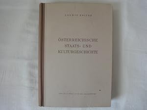 Immagine del venditore per sterreichische Staats-und Kulturgeschichte venduto da Malota