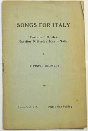 Songs For Italy.