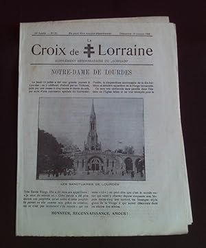 La croix de Lorraine - N°29 19 Juillet 1908