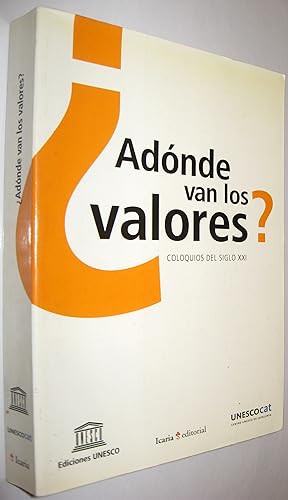Bild des Verkufers fr ADONDE VAN LOS VALORES? zum Verkauf von UNIO11 IMPORT S.L.