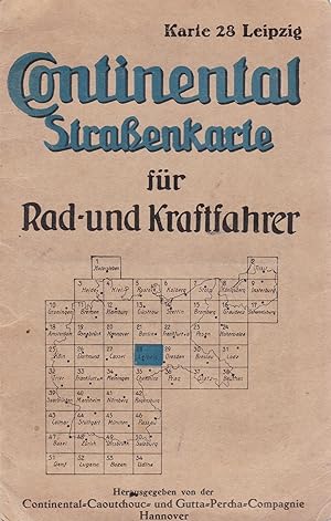 Imagen del vendedor de Karte 28. Leipzig, Mastab 1 : 300 000 a la venta por Antiquariat Kastanienhof