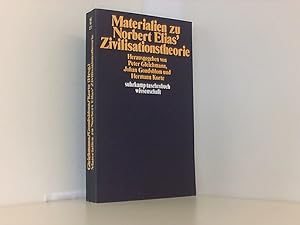 Image du vendeur pour Materialien zu Norbert Elias' Zivilisationstheorie. mis en vente par Book Broker