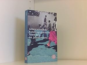 Seller image for Leben schreiben: Autobiographische Texte des 20. Jahrhunderts for sale by Book Broker