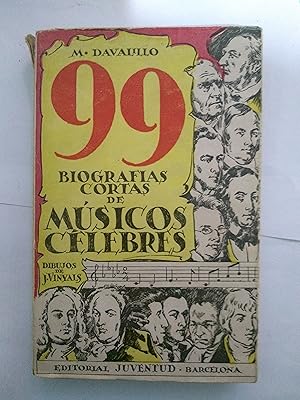 Imagen del vendedor de 99 Biografas cortas de msicos clebres a la venta por Libros Ambig