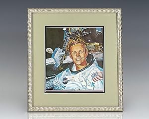Neil Armstrong Signed Portrait.