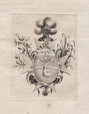 Imagen del vendedor de Ornament ornaments Ornamente Wappen coat of arms Ritter knight a la venta por Antiquariat Steffen Vlkel GmbH