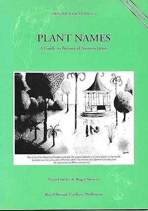 Imagen del vendedor de Plant Names : A Guide to Botanical Nomenclature a la venta por Good Reading Secondhand Books