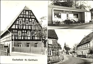 Ansichtskarte / Postkarte Eschefeld Frohburg in Sachsen, Ortspartie